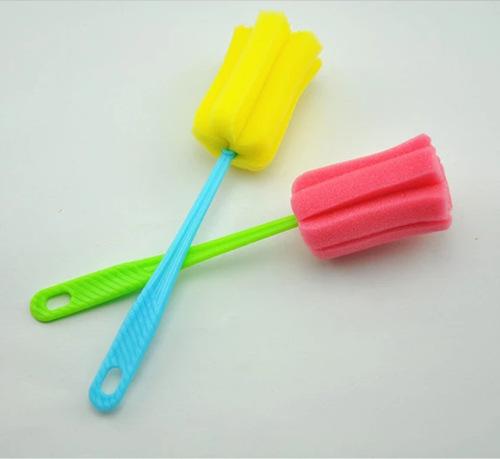 廠家直銷 杯刷 奶瓶刷 海綿刷 廚房清潔刷 簡易耐用 顏色混裝