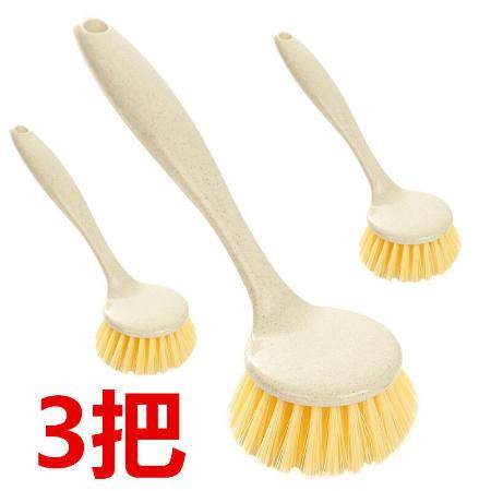 鍋刷洗鍋神器洗鍋刷不傷鍋不沾油帶柄長柄刷鍋刷子擦鍋廚房清潔刷